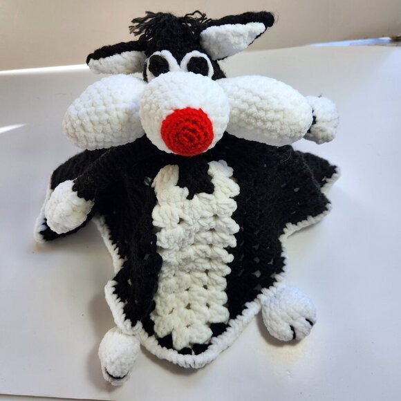 Hand Knit Baby Girl Toddler Clothes Lot Dress Cardigan Blanket Toy Fits 25" Doll - Picture 14 of 16